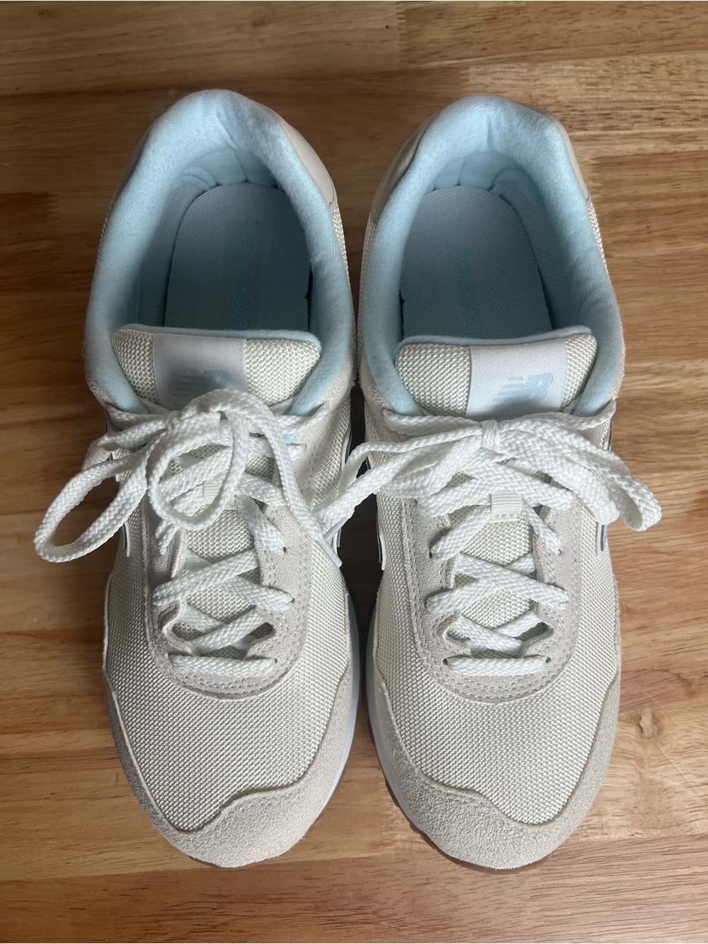New Balance 515 Sneakers WL515SBL Cream Blue Size 11 NWOT - Picture 3 of 7